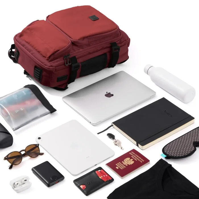 Burgundowy plecak kabinowy (Cabin Backpack)