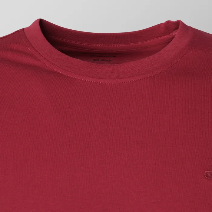 Bordowy t-shirt męski Casa Moda