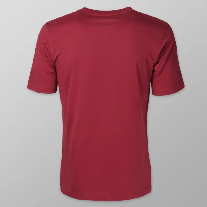 Bordowy t-shirt męski Casa Moda