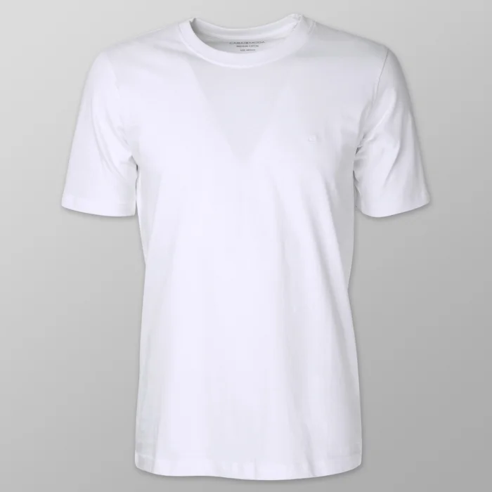 Biały t-shirt męski Casa Moda