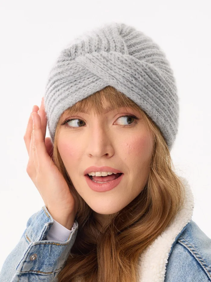 Turban Ava Light Grey