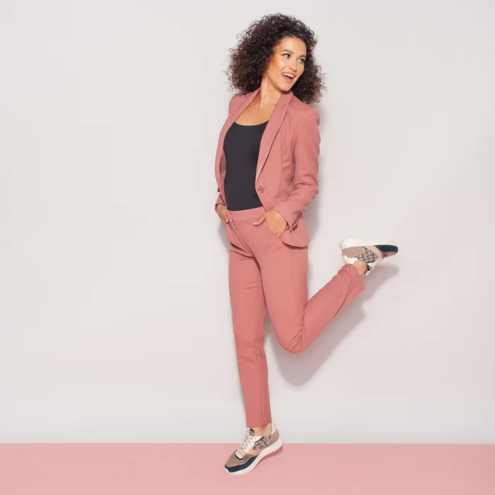 Marynarka damska brudny róż