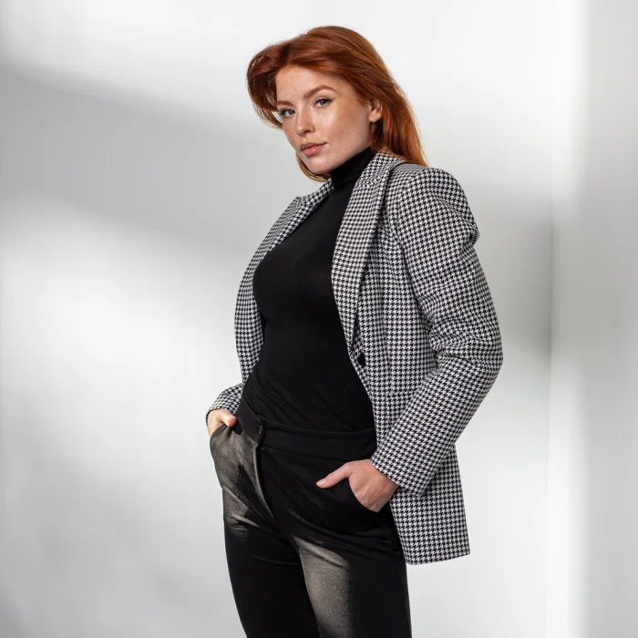 Marynarka damska w pepitę