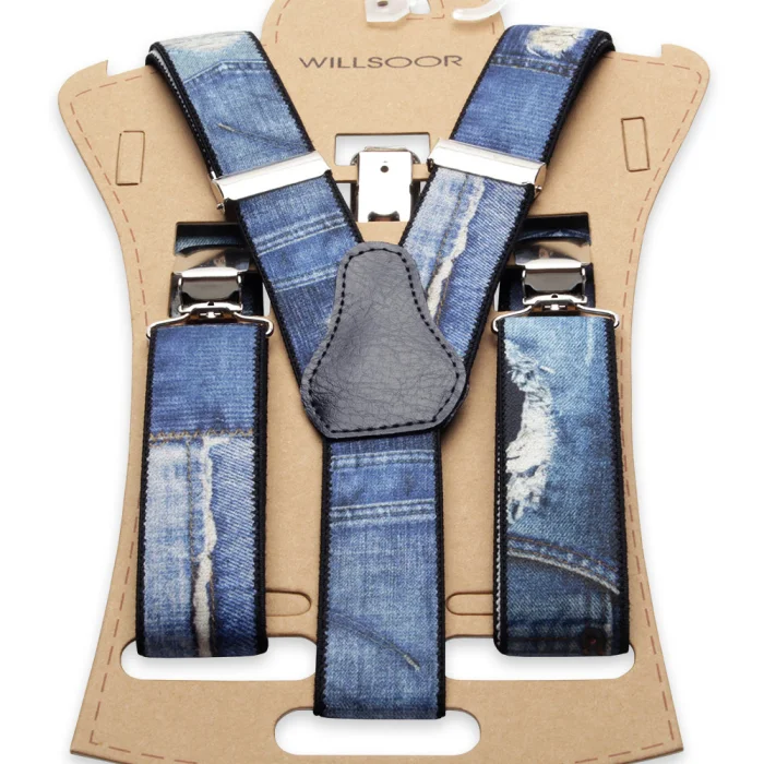 Szelki męskie denim