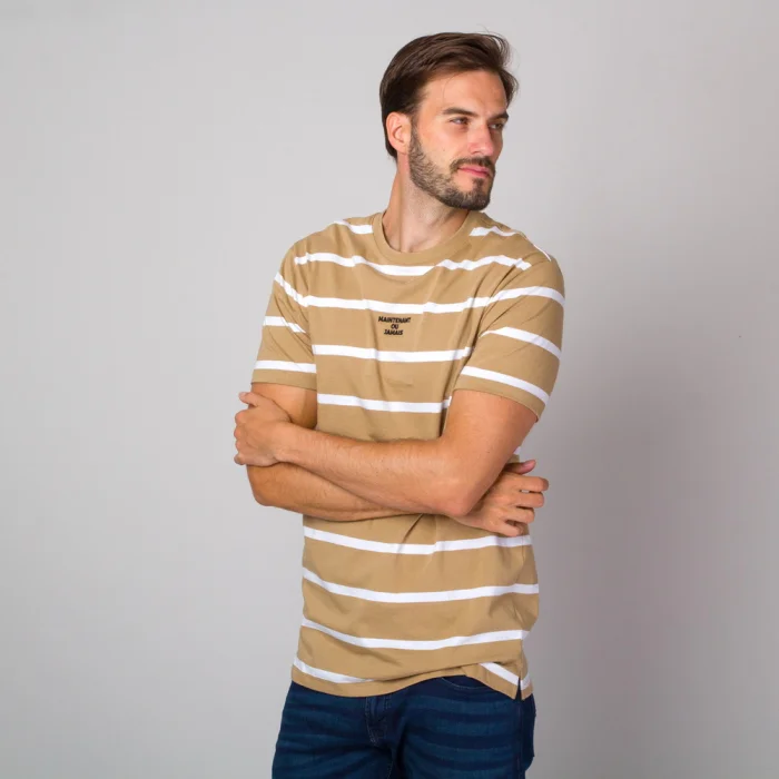 T-shirt męski w paski