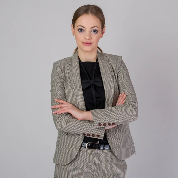 Marynarka damska w pepitkę