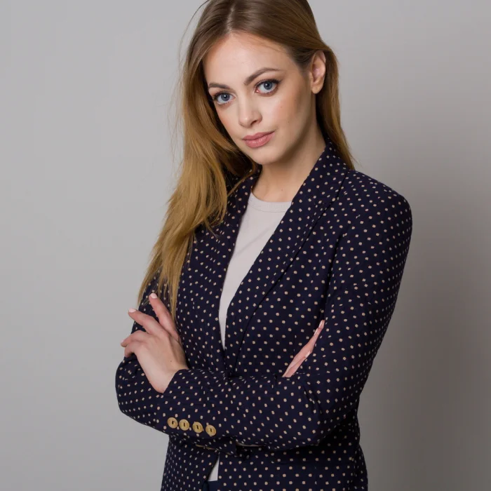 Marynarka damska w groszki