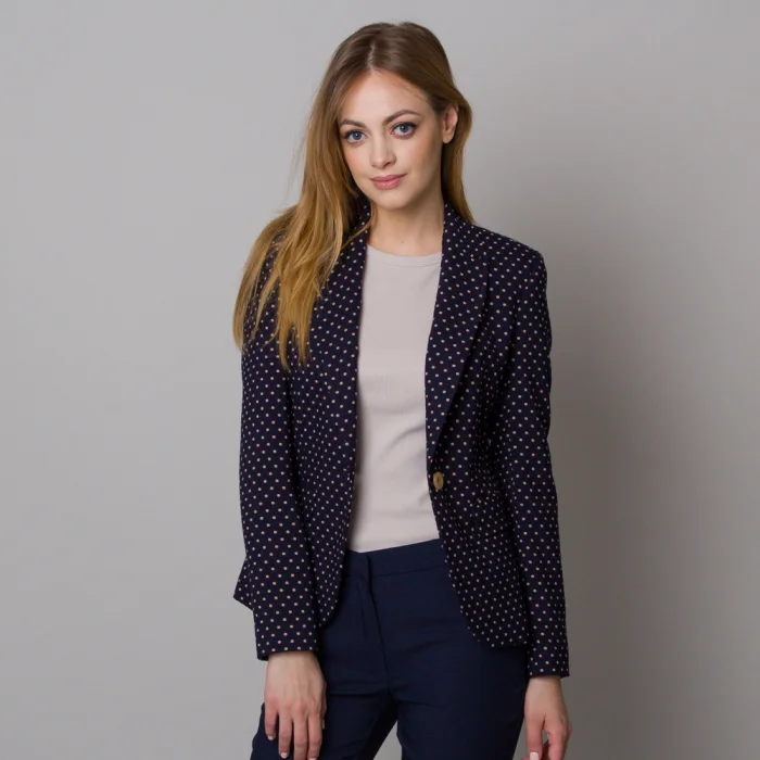 Marynarka damska w groszki