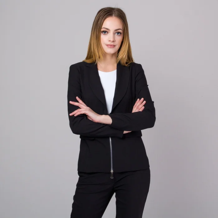 Czarna marynarka damska