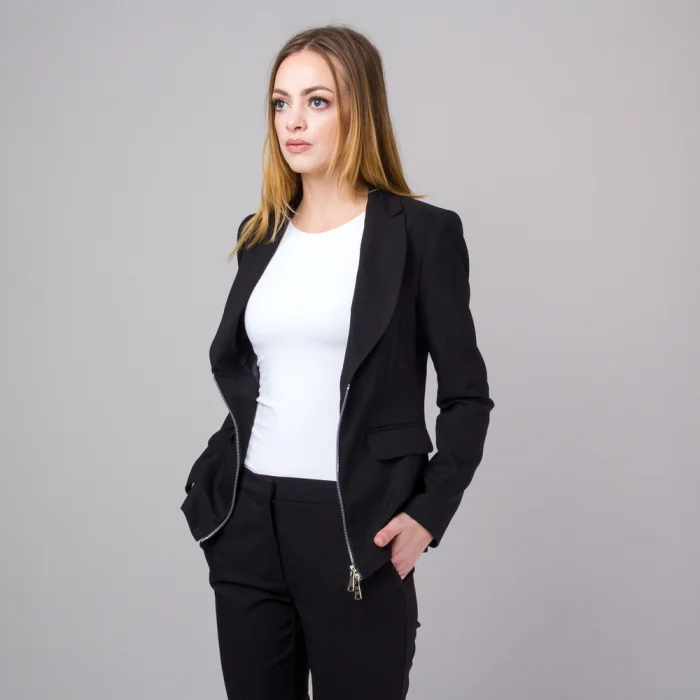 Czarna marynarka damska