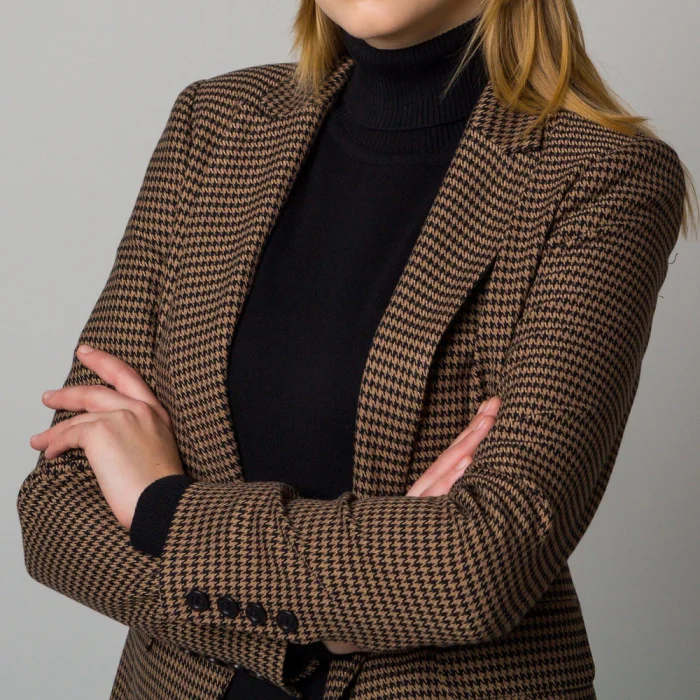 Marynarka damska w pepitkę