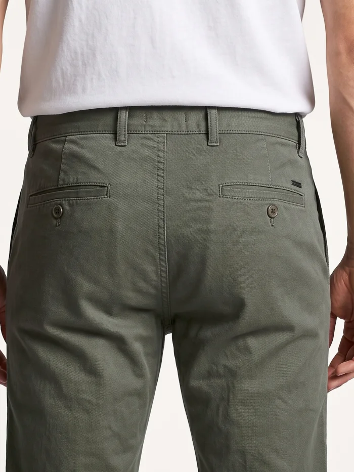 Spodnie chino męskie Cus Olive Jan Spekter