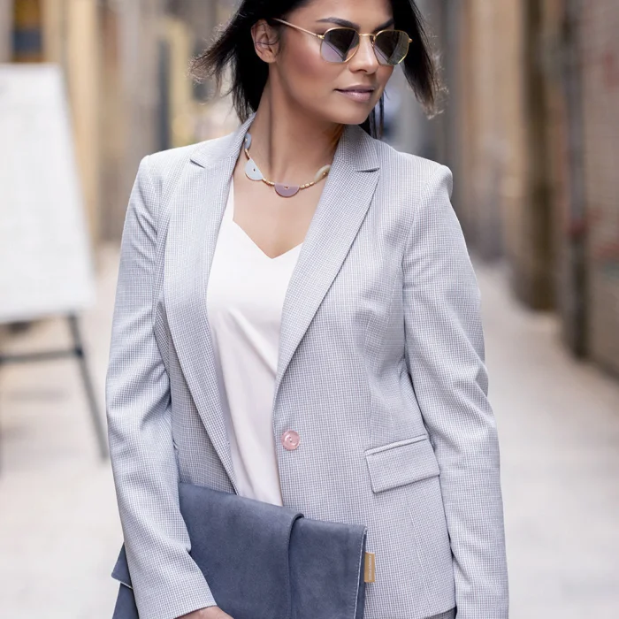Marynarka damska w pepitkę