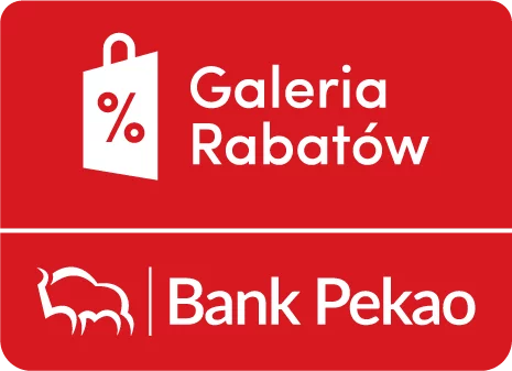 Kod rabatowy dla klientów PEKAO to numer BIN karty płatniczej PEKAO (pierwsze 6 cyfr), który należy wpisać w oknie Koszyka pod listą zamówionych produktów (pole Kody rabatowe) i kliknąć Zastosuj kupon. Kod jest stały i działa zarówno dla zarejestrowanych klientów jak i Gości. Rabat upoważnia do zniżki 10% na wszystkie zamówione w koszyku produkty. Kliknij w logo PEKAO, aby dowiedzieć się więcej.